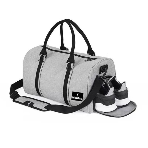Noblag Travel Duffel Weekender gym Bag- Light Grey main image 7